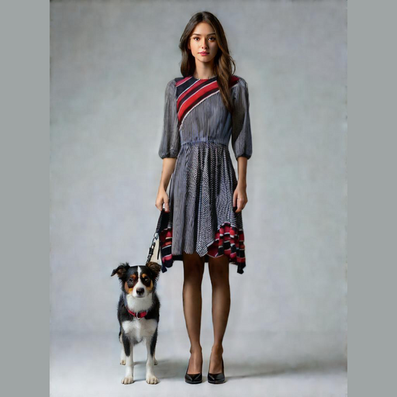 Vintage Dresses & Skirts - Vintage dress | dress with red white and blue stripes a